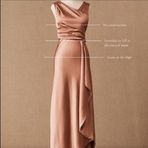 BHLDN Espen Satin Maxi Dress